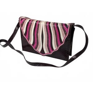 Andrea Pfister Italy Women Clutch Real Snakeskin Handbag